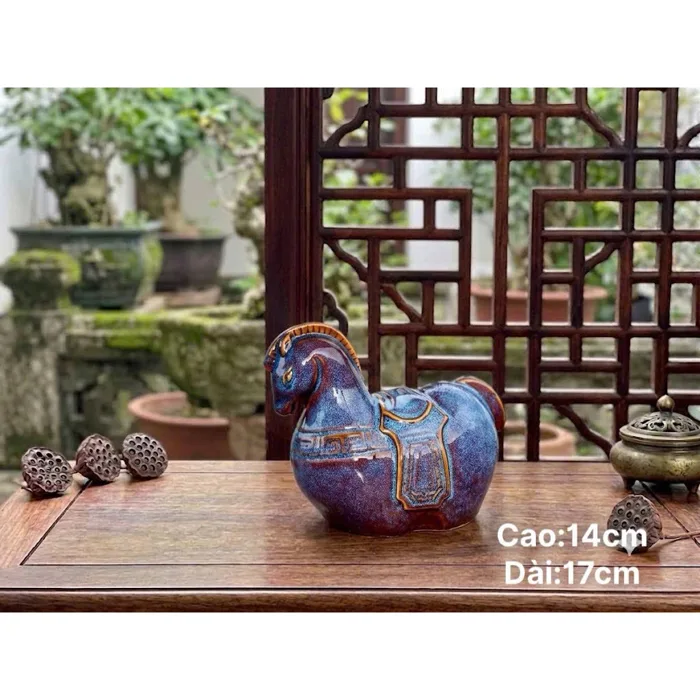 Tượng Chú Ngựa Decor Gốm Bát Tràng, Tượng Gốm Sứ 12 Con Giáp, Tượng Sứ  Trang Trí Tiểu Cảnh, Tượng Con Vật Decor Độc Lạ | Shopee Việt Nam
