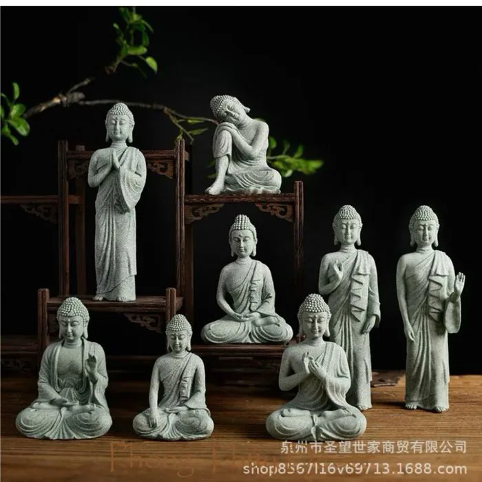 Bộ Tượng Phật Mini- Tam Tịnh Tâm Decor Phong Thuỷ An Nhiên | Đồ Decor Chất  Liệu Đá Nhân Tạo Cao Cấp. | Shopee Việt Nam