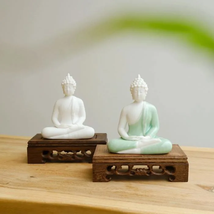 Tượng Thích Ca mini đặt bàn làm việc, taplo xe oto Nhà Mình - Decor Phật  Giáo