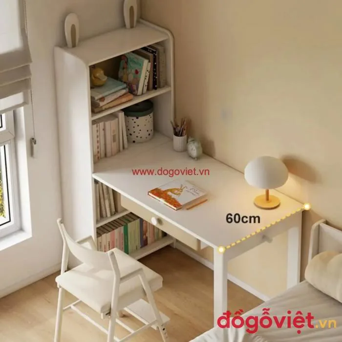20+ Mẫu bàn học góc tường đẹp, đa năng giúp trẻ học tập hứng thú hơn