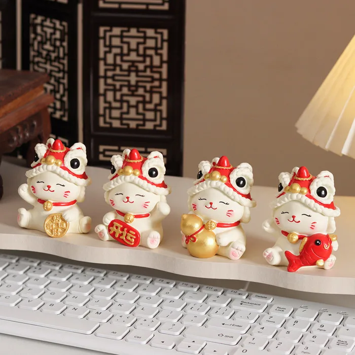 Tượng Mèo Thần Tài Đầu Sư Tử Decor Bàn Làm Việc Decor Bàn Học Quà Tặng Dễ  Thương Quà Tặng Bạn Gái Lưu Niệm Dễ Thương Decor Mini Quà Nhỏ | Shopee
