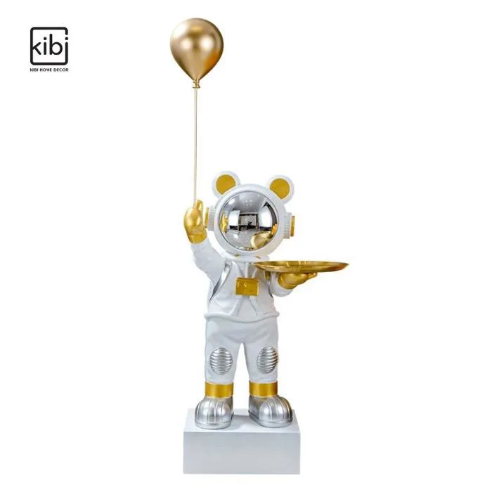 TƯỢNG PHI HÀNH GIA ĐỠ KHAY CẦM BÓNG | KIBI HOME DECOR TƯỢNG PHI HÀNH GIA ĐỠ KHAY CẦM BÓNG | KIBI HOME DECOR