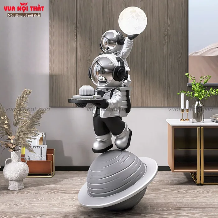 Tượng phi hành gia bưng khay du hành TTT93 giá tốt | Vuanoithat Tượng phi hành gia bưng khay du hành TTT93 giá tốt | Vuanoithat