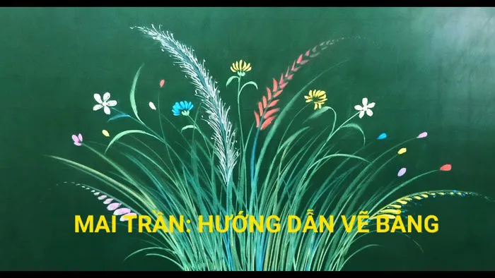 HƯỚNG DẪN VẼ HOA CỎ TRANG TRÍ BẢNG - B3 | ButmaiLeTa
