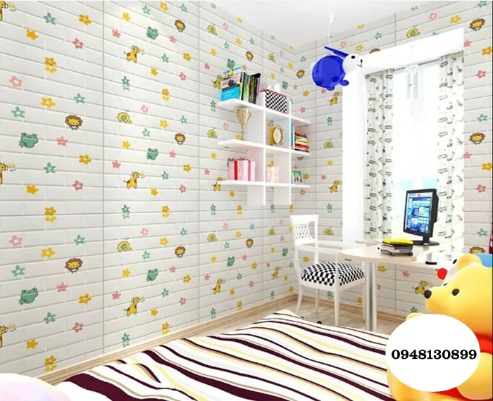Xốp dán tường hoạt hình trang trí phòng cho bé yêu