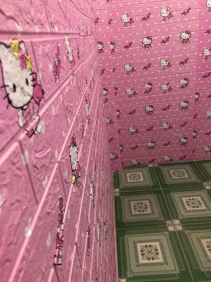 Xốp 3D trẻ em hình hellokitty - Thế giới nhà đẹp 3D
