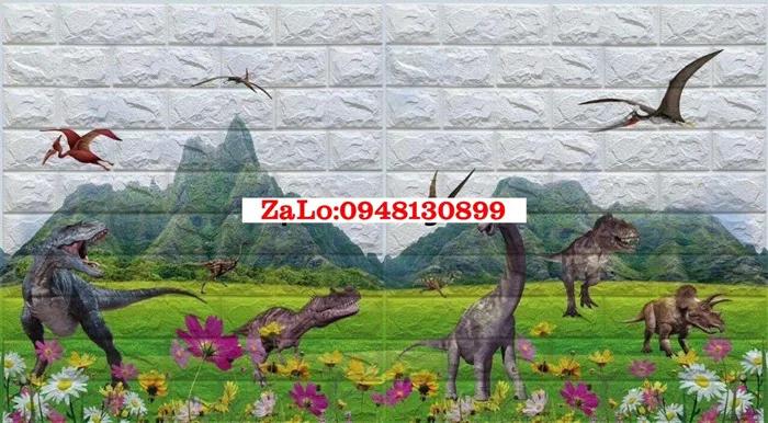 Xốp dán tường hoạt hình trang trí phòng cho bé yêu