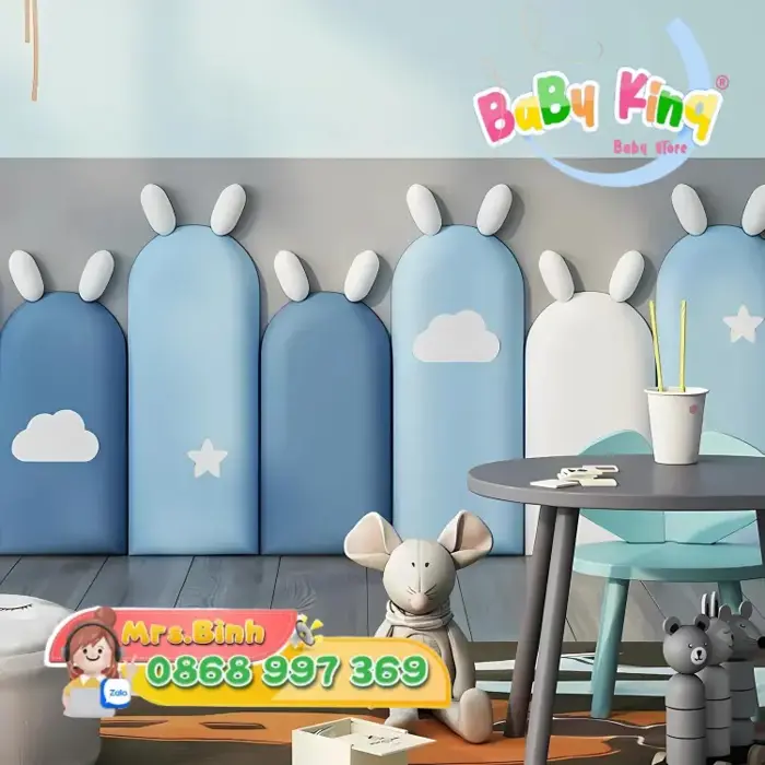 Đệm Xốp Dán Tường Mềm Mại Cho Bé BBK02 - Shop Đồ Chơi Khu Vui Chơi BabyKing